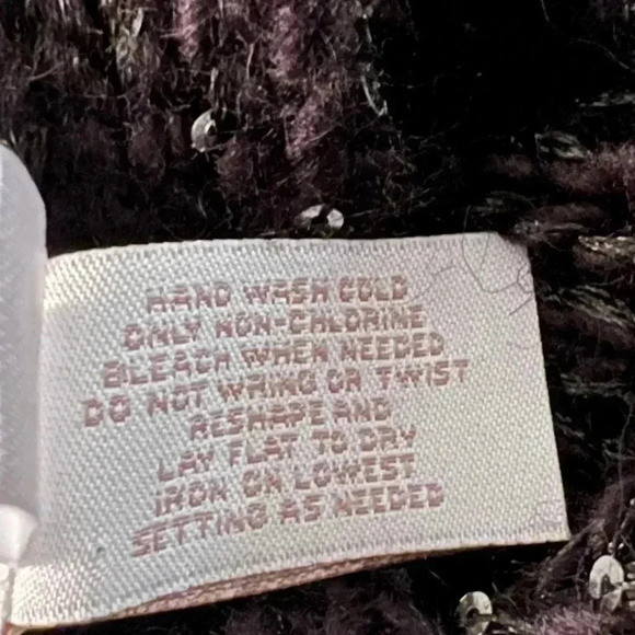 Chico’s Women’s Black Alpaca Blend 3/4 Sleeve Cardigan with Sequins Size 0 - Picture 11 of 16